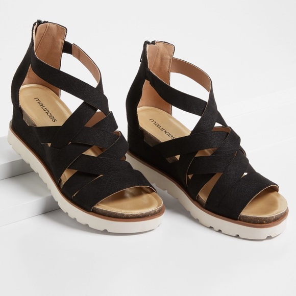 Maurices Shoes Maurices Finley Strappy Sporty Wedge Sandals Poshmark